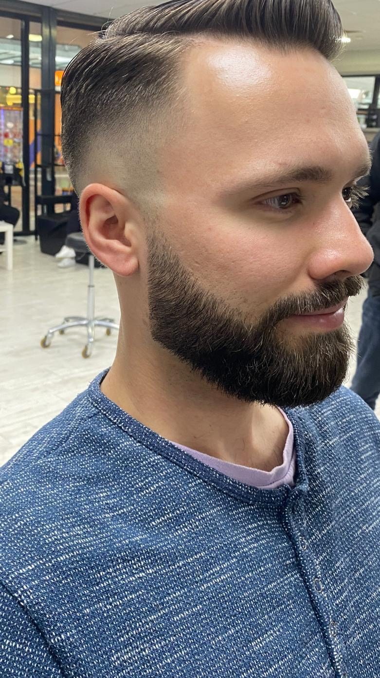 Baard scheren en modelleren